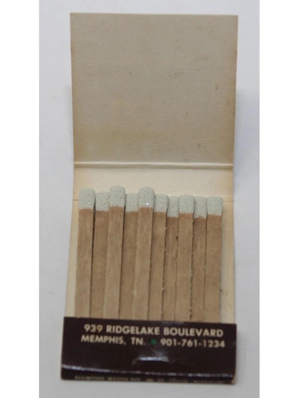 Vintage 70s Matchbook Ducks & Company Restaurant Hyatt Memphis Tennessee Hotel